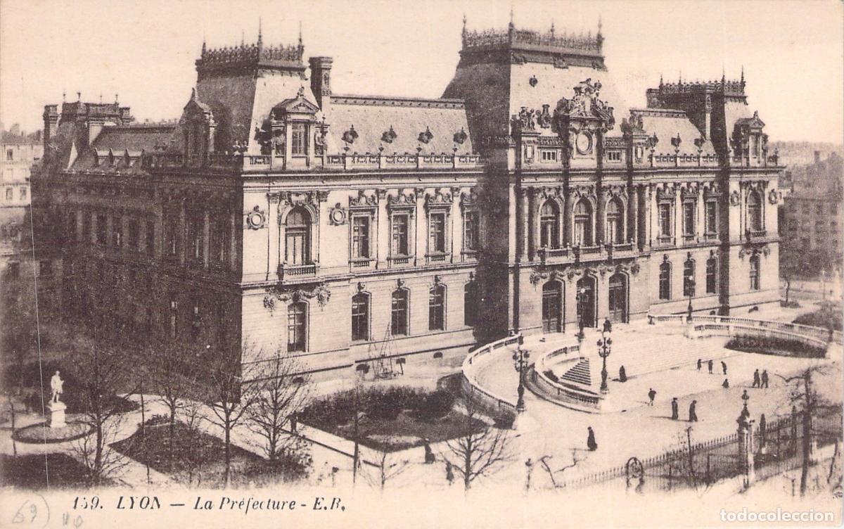 Postales: Tarjeta Postal de La Pr&eacute;fecture en Lyon, Francia