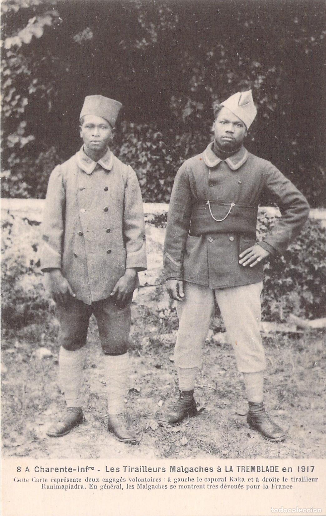 Postales: Postal Francesa Soldados Tiradores Malgaches La Tremblade