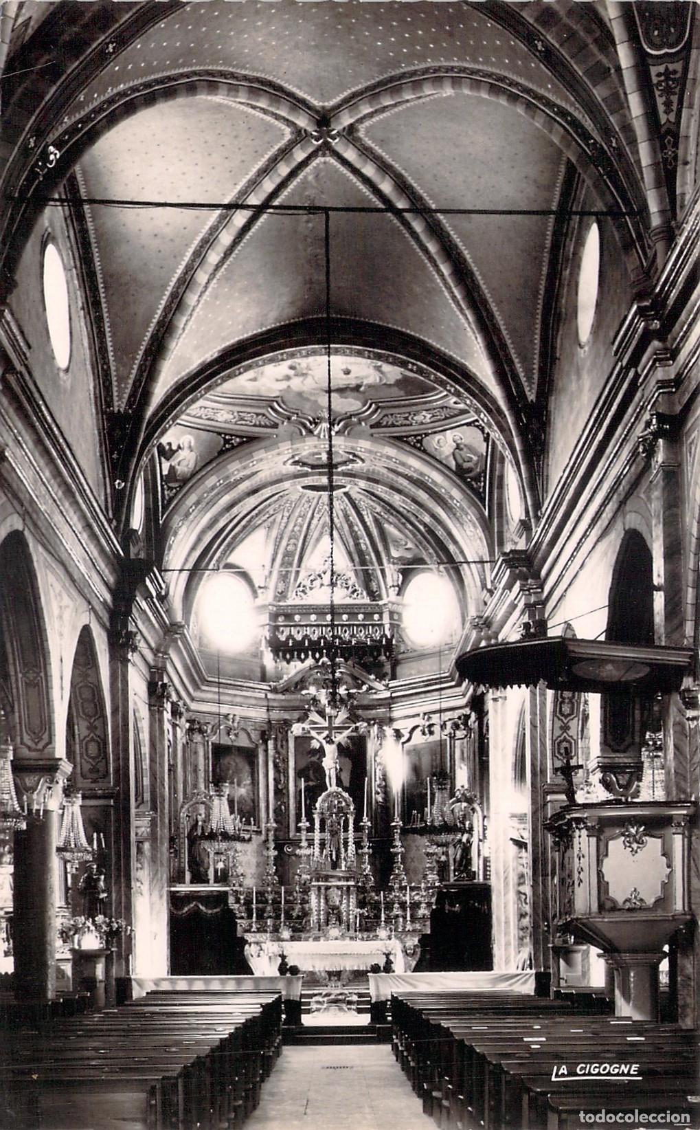 Postales: Postal Interior de la Iglesia Parroquial de Saint-Martin, La Brigue