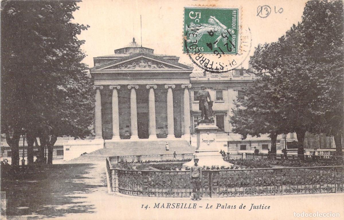 Cartes Postales: Postal de Marsella: El Palacio de Justicia de Francia