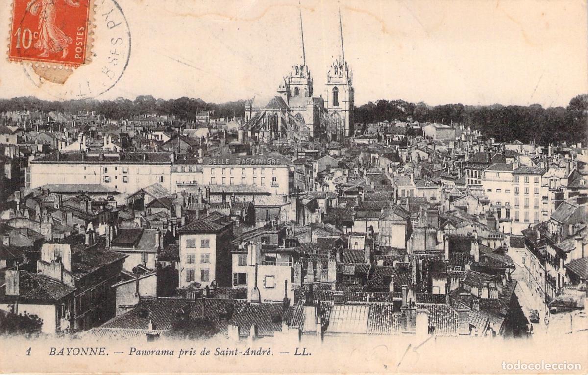 Postcards: Postal de Bayona Francia Panorama desde Saint Andr&eacute; Catedral