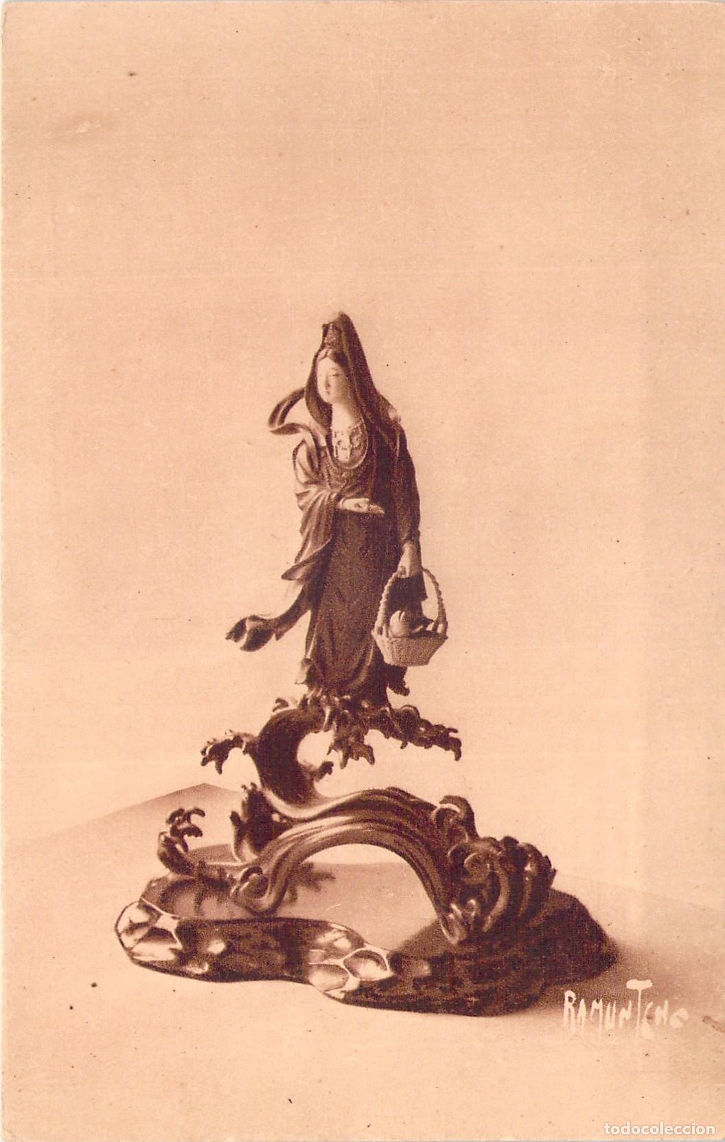 Postcards: Postal de Estatua de Bronce y Marfil de Clemenceau