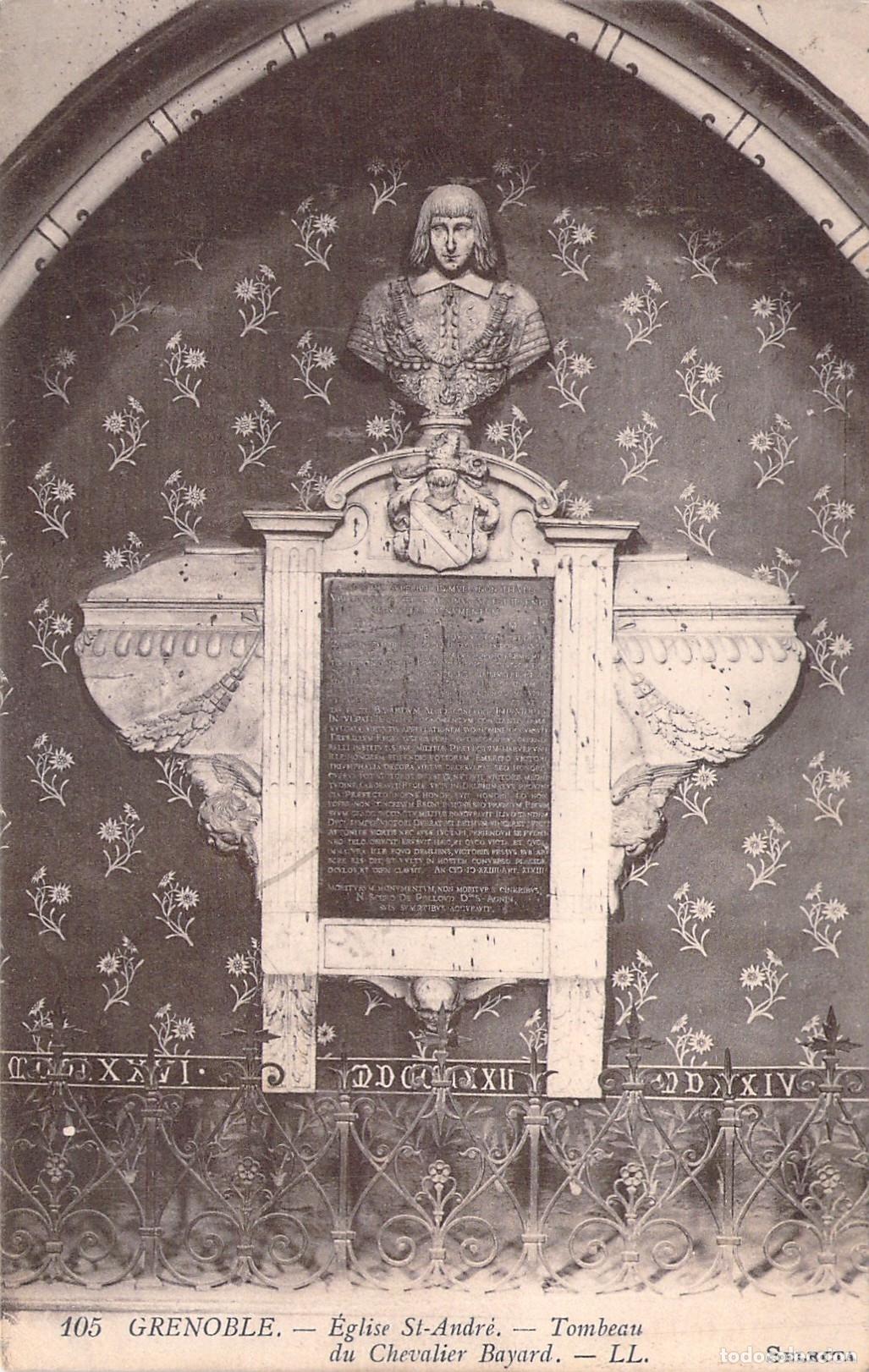 Postkarten: Postal Tumba del Caballero Bayard en Iglesia San Andr&eacute;s de Grenoble