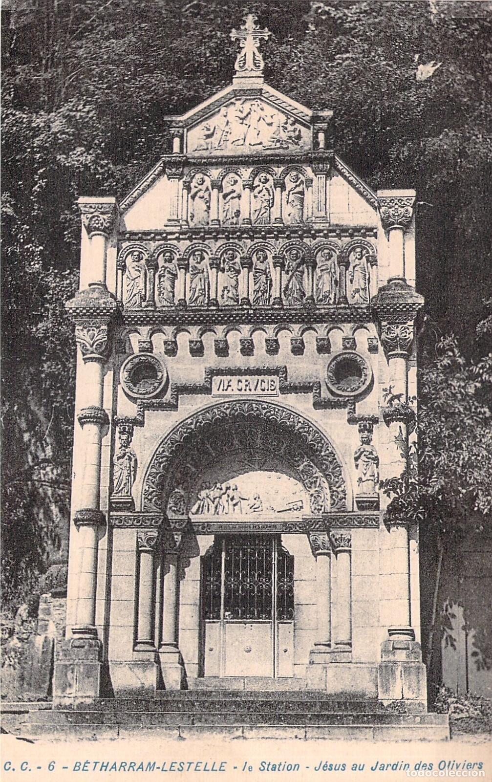 Postcards: Postal de B&eacute;tharram-Lestelle - 1&ordf; Estaci&oacute;n Jes&uacute;s en el Huerto