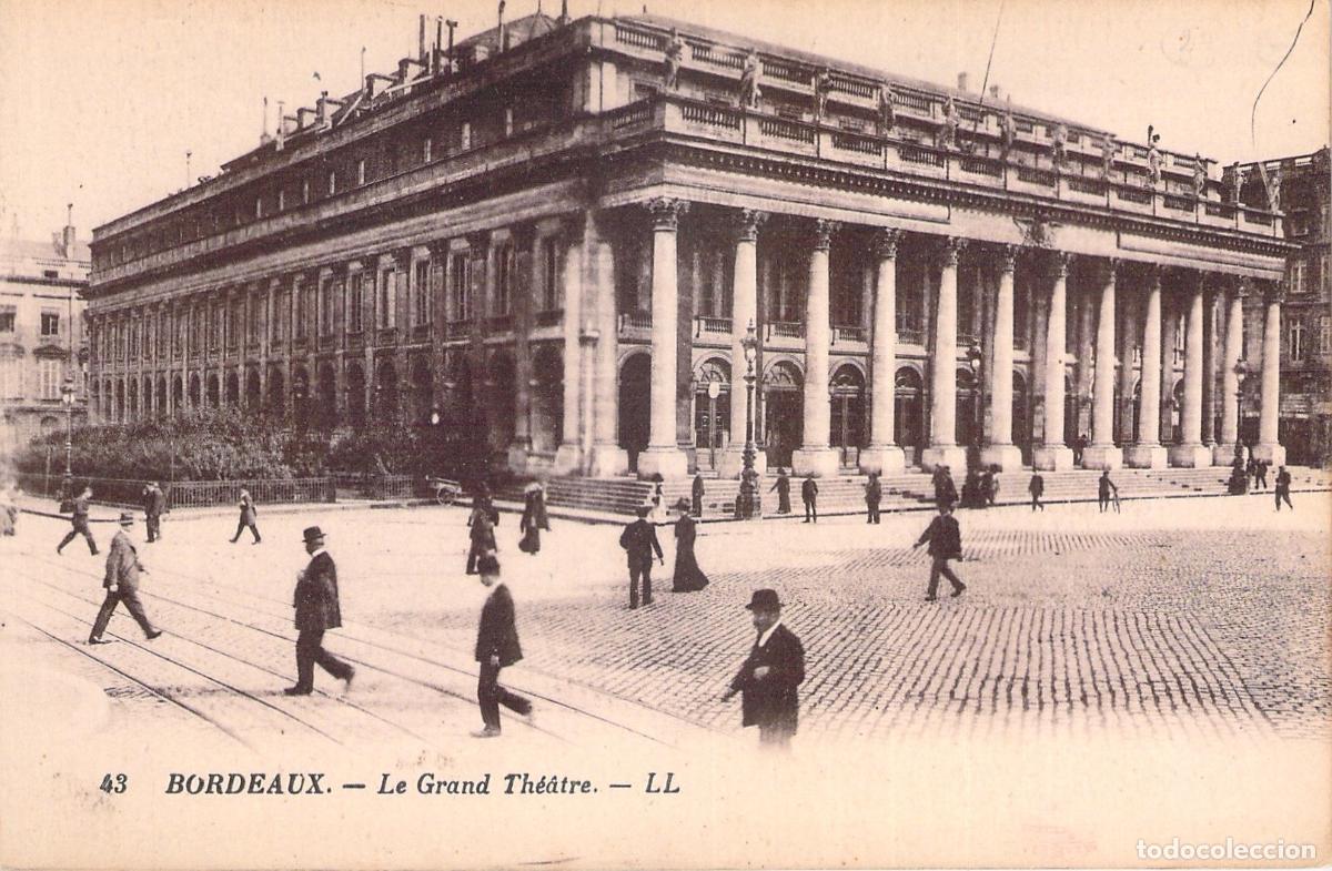 Postales: Postal de Burdeos, Francia: El Gran Teatro