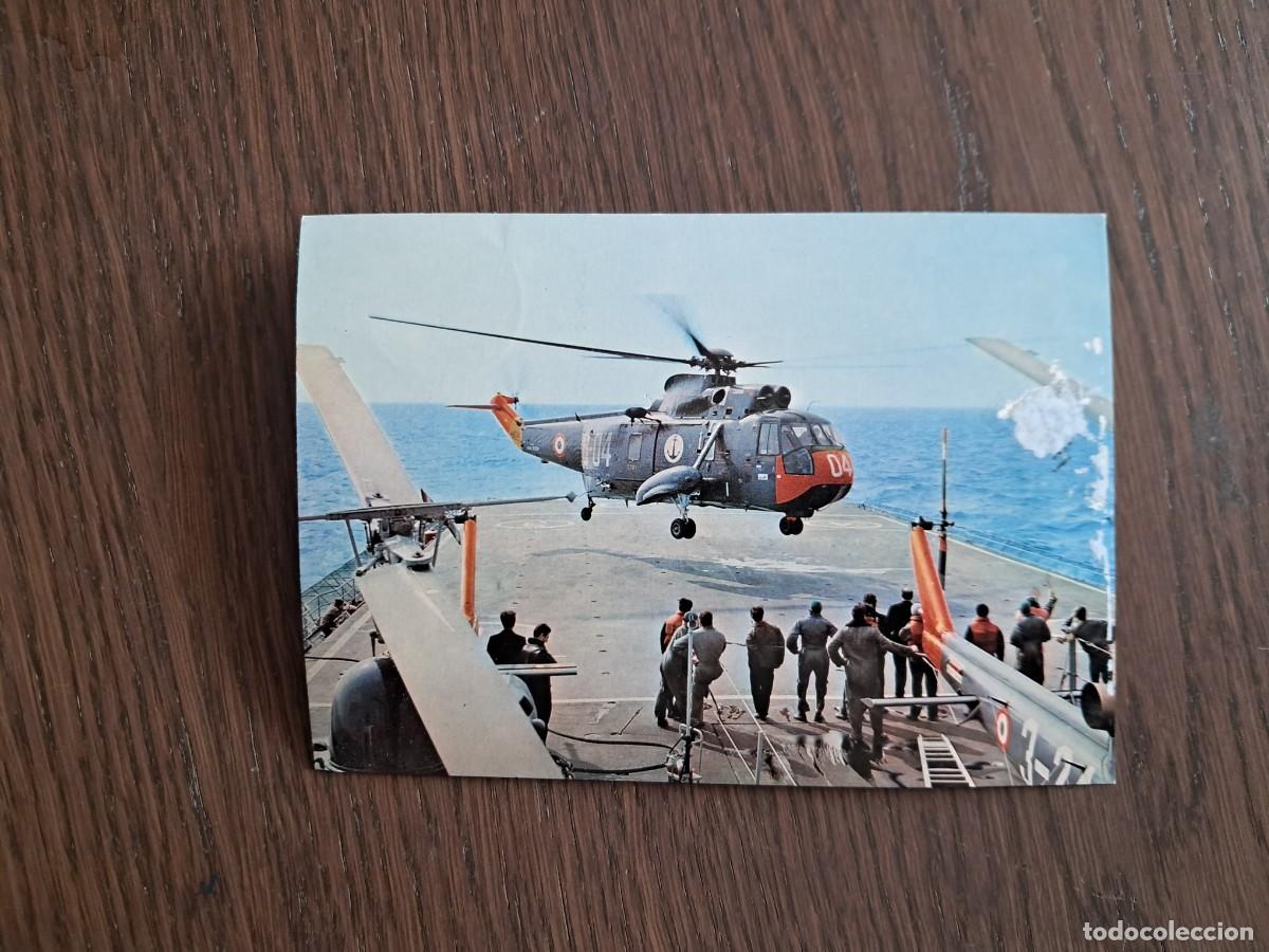 Postales: postal de Italia, helic&oacute;ptero militar, stato maggiore della marina, Italia, a&ntilde;os 70.