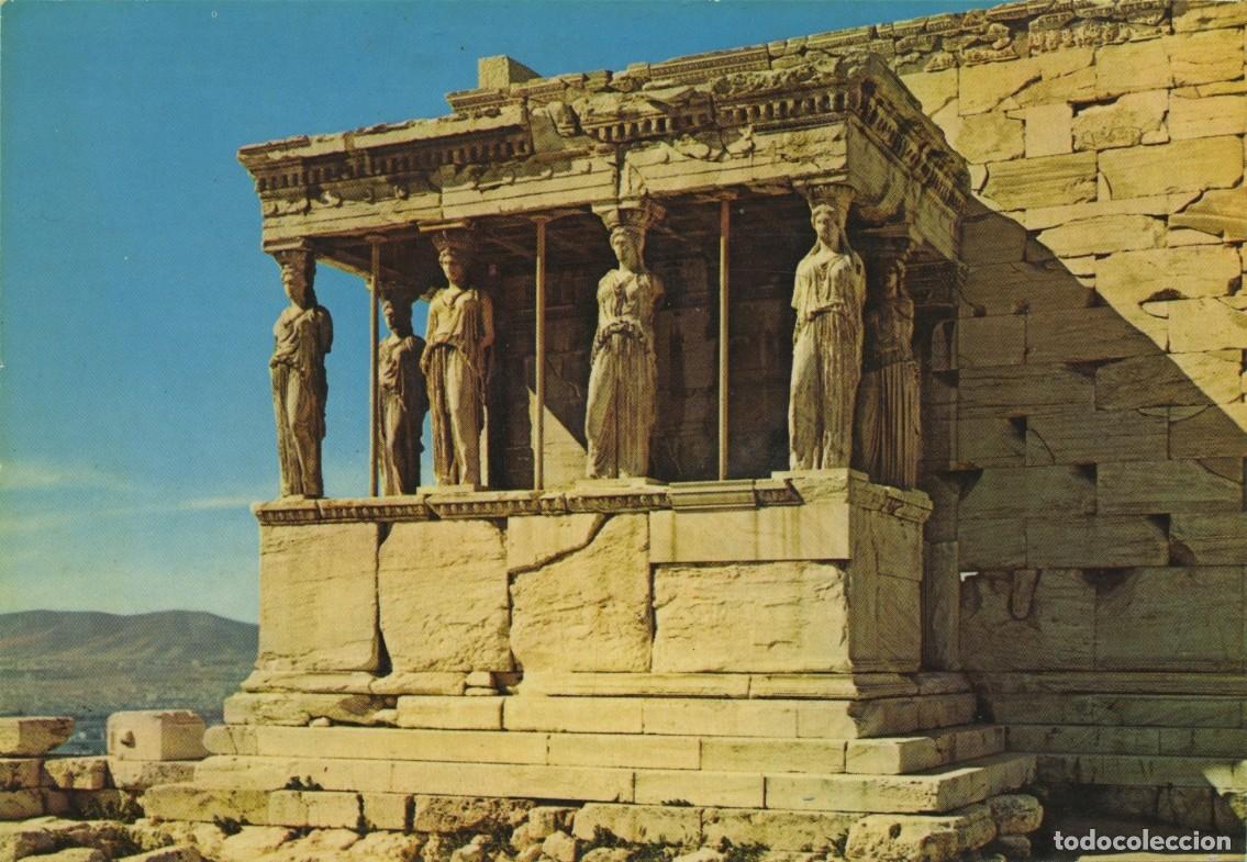 Postales: ATENAS. Grecia. Las Cari&aacute;tides. Sin circular. ED. KRUGER