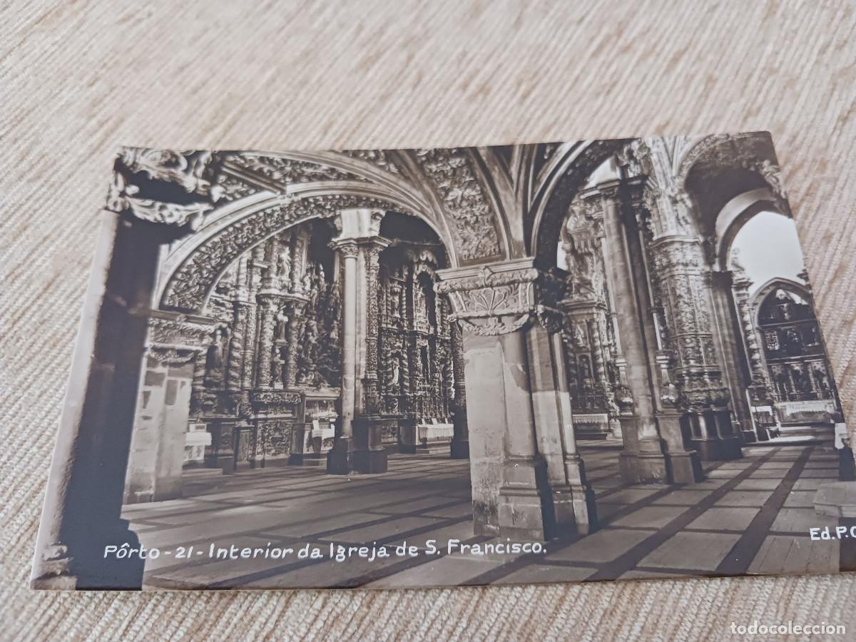 Postales: 21 porto interior da igreja de s, francisco, ed. P.C.