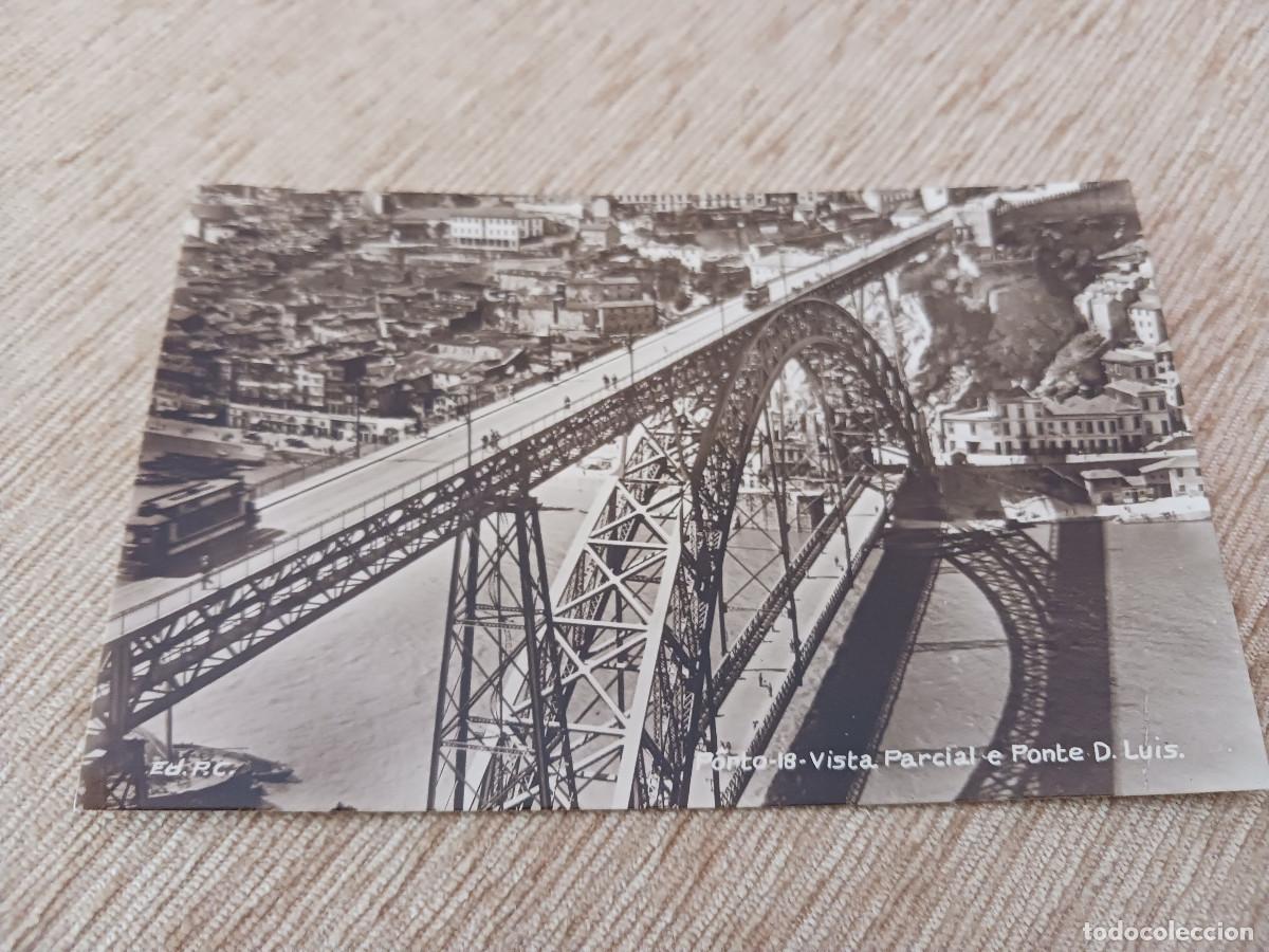 Postales: 18 porto vista parcial e ponte d. luis, ed. P.C.