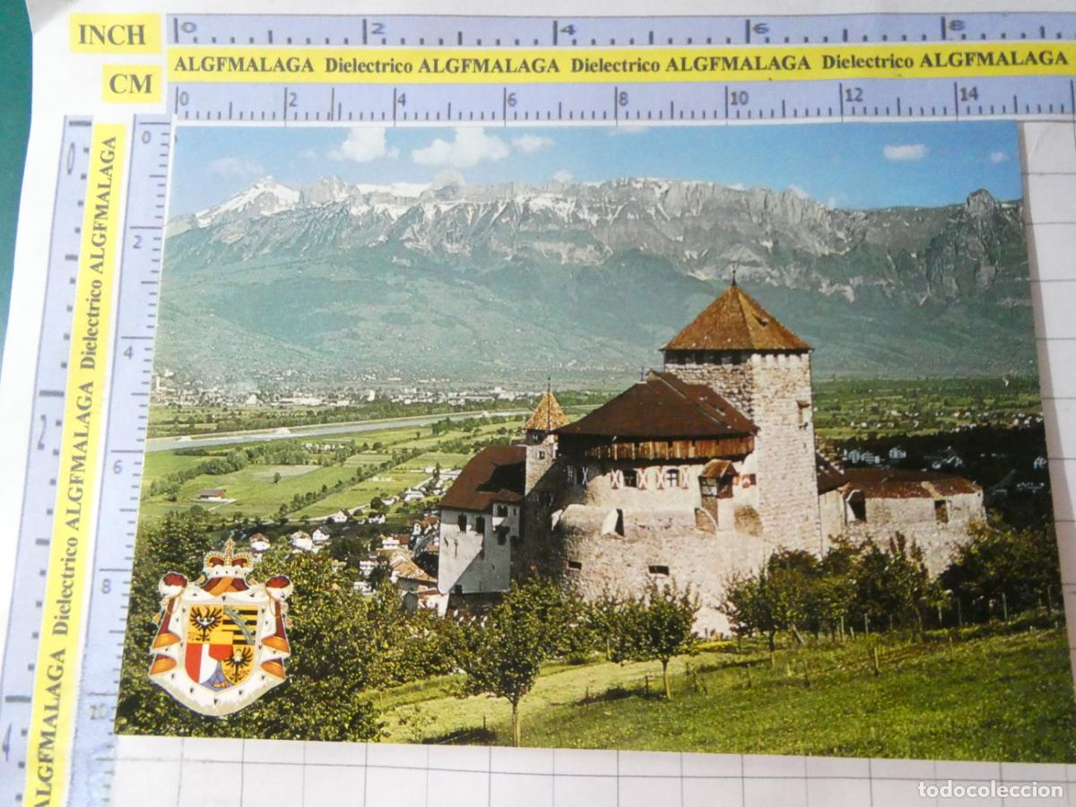 Postales: POSTAL DE LIECHTENSTEIN. CASTILLO DE VADUZ. 731