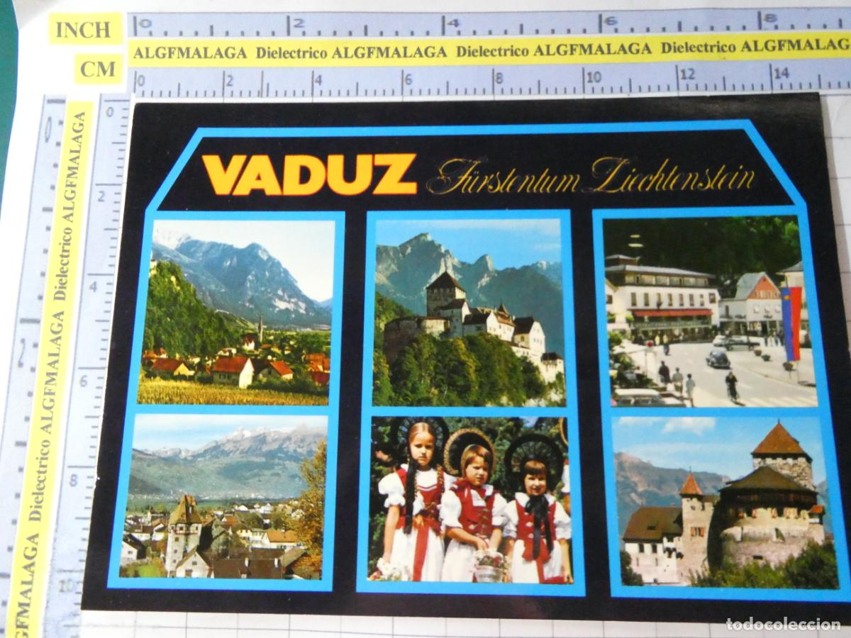 Postales: POSTAL DE LIECHTENSTEIN. VADUZ VISTAS. 733