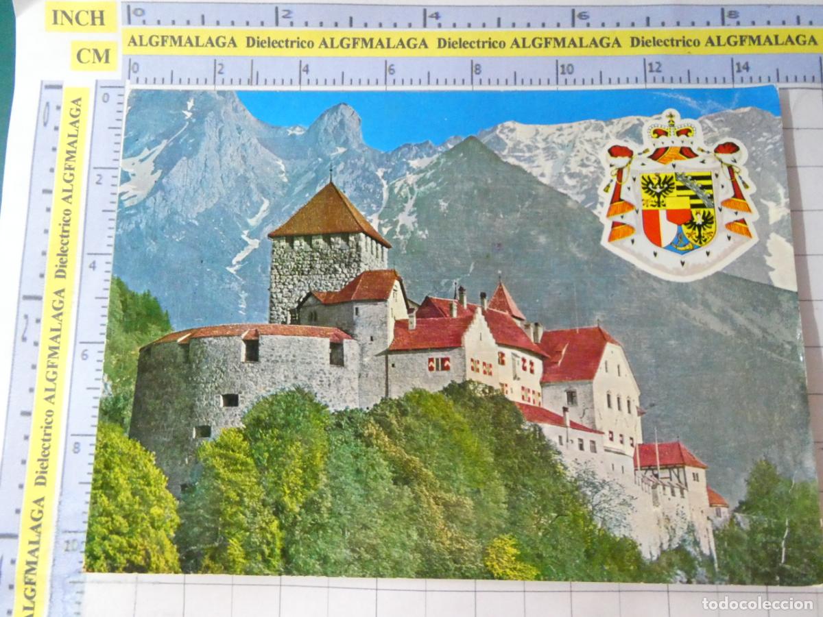 Postales: POSTAL DE LIECHTENSTEIN. VADUZ CASTILLO. 735