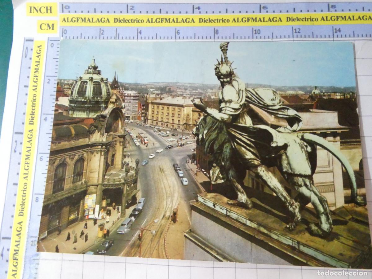 Postales: POSTAL DE CHESCOSLOVAQUIA. PRAGA PLAZA DE LA REP&Uacute;BLICA. 739