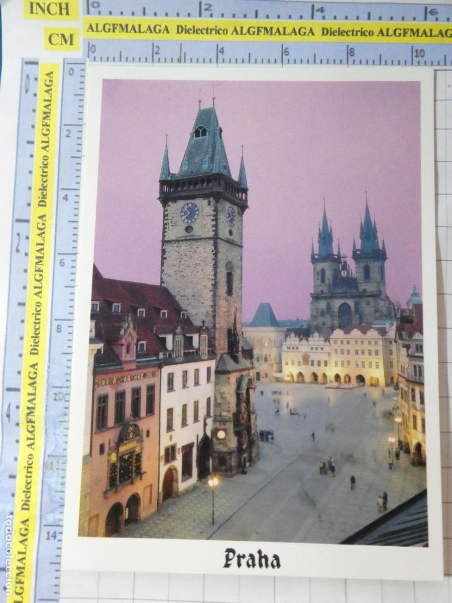 Postales: POSTAL DE REP&Uacute;BLICA CHECA. PRAGA PLAZA DE LA VILLA. 740