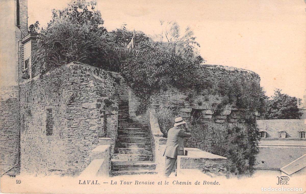 Postales: Tarjeta Postal de Laval: La Tour Renaise y Camino de Ronda