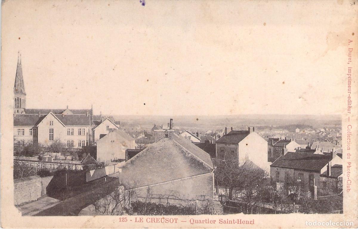 Postales: Postal de Le Creusot - Barrio de Saint-Henri, Francia