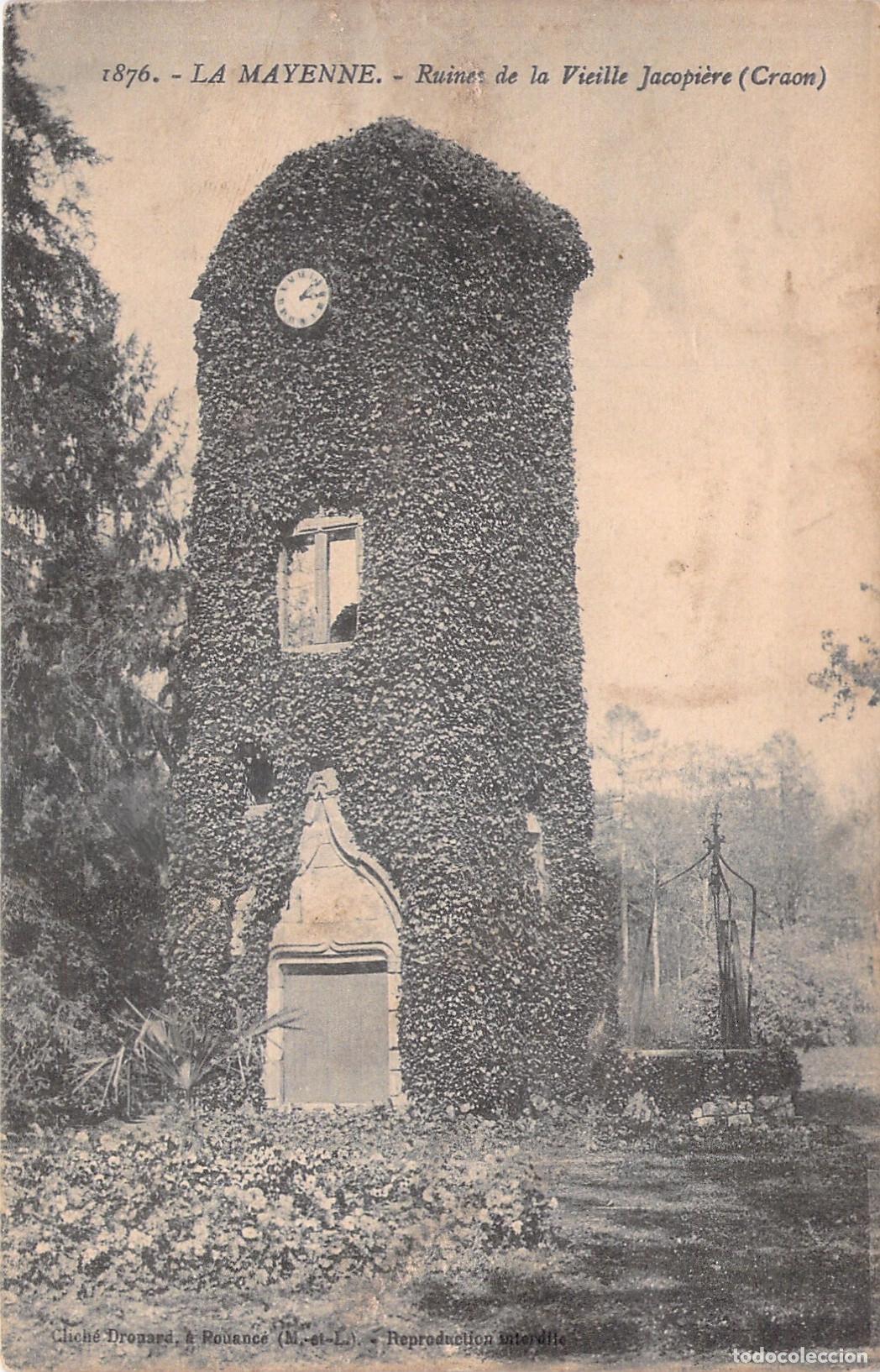 Postales: Postal Ruinas de la Vieille Jacopi&egrave;re en Craon, Mayenne Francia
