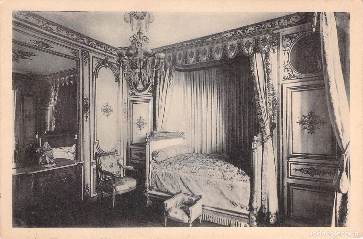 Postales: Postal Castillo de Fontainebleau Dormitorio de Madame de Maintenon