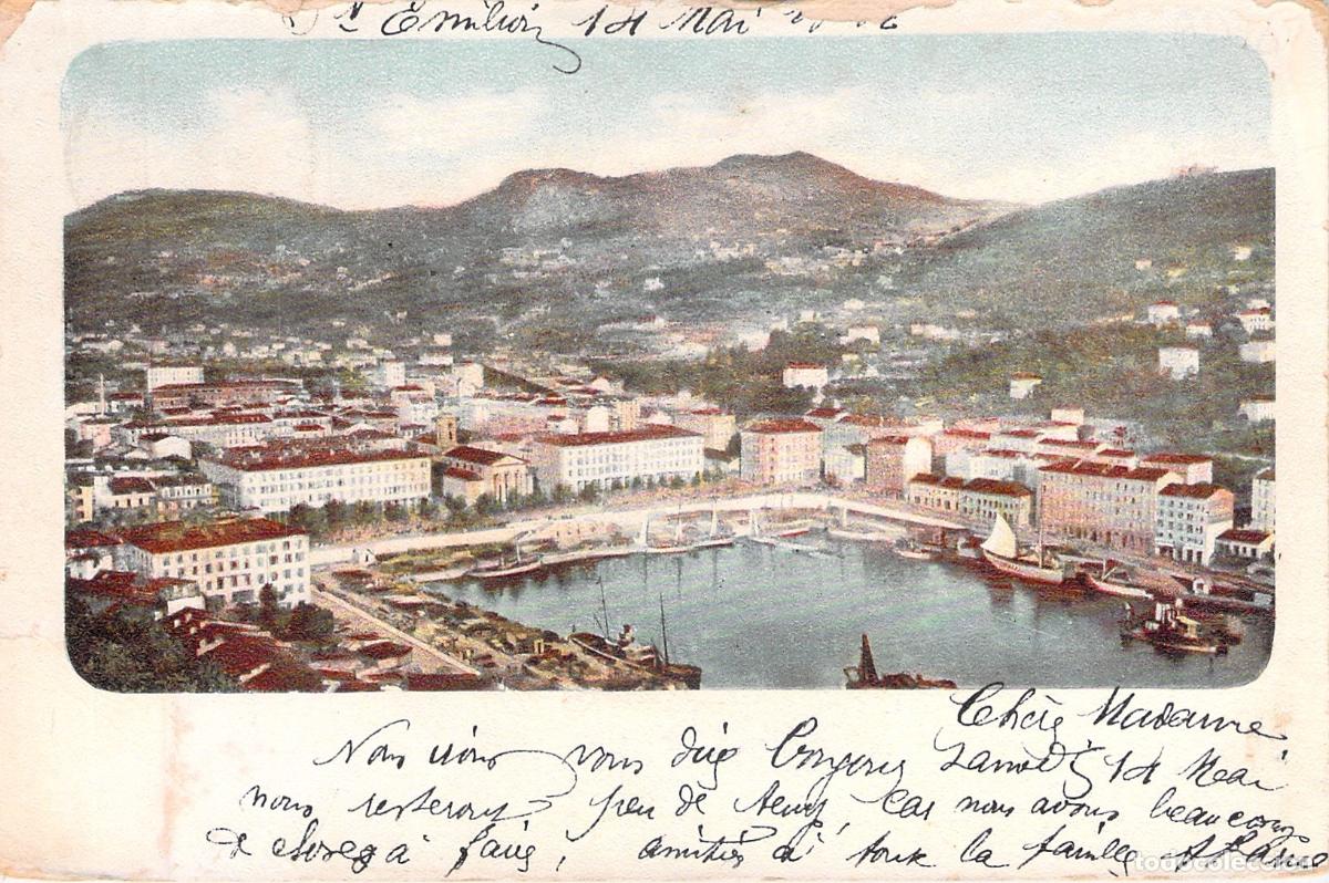 Postales: Postal de Puerto Mar&iacute;timo y Ciudad Costera Francesa