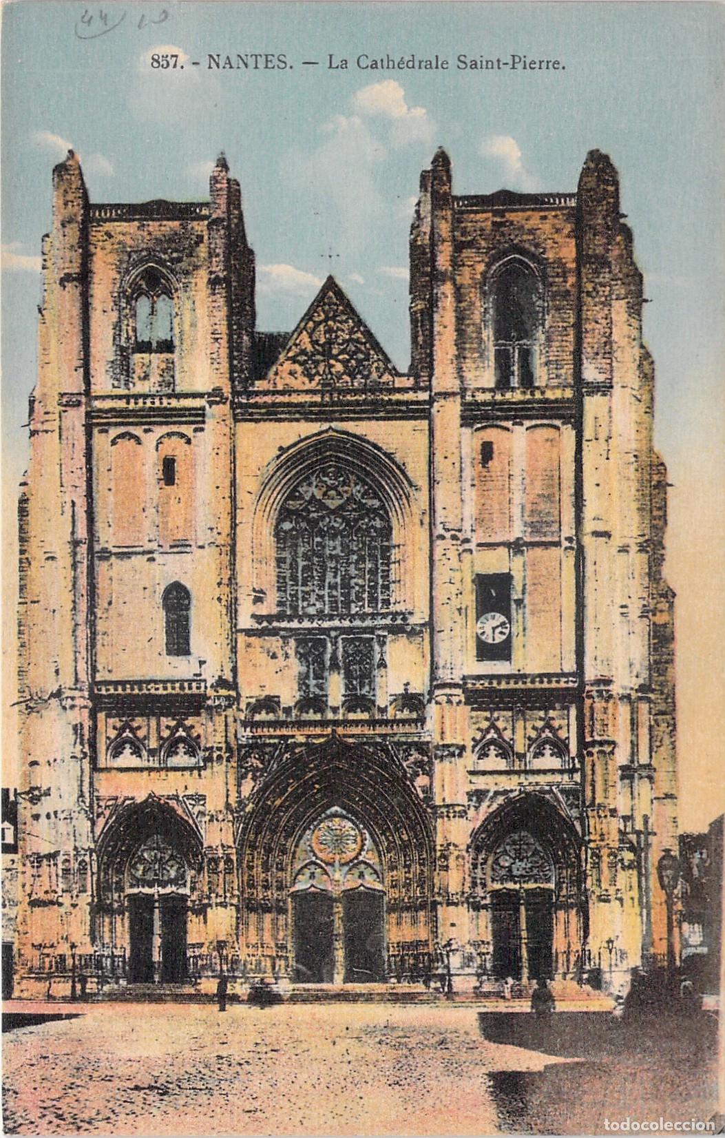 Postales: Postal de la Catedral de San Pedro en Nantes, Francia