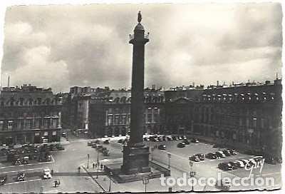 Cartoline: Francia & Marcofilia, Paris, a Vend&ocirc;me y Columna del Gran Ej&eacute;rcito, Lisboa 1952 (3040)