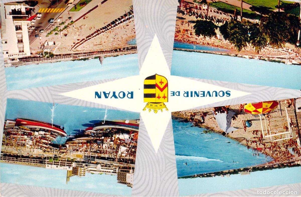 Postcards: Postal Souvenir de Royan Francia Multivista de Playas y Puerto