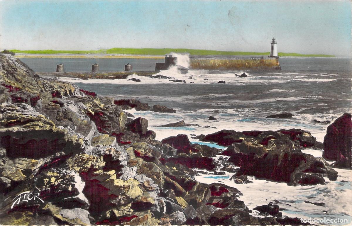Postkarten: Postal Les Sables-d'Olonne La C&ocirc;te Sauvage Francia Faro