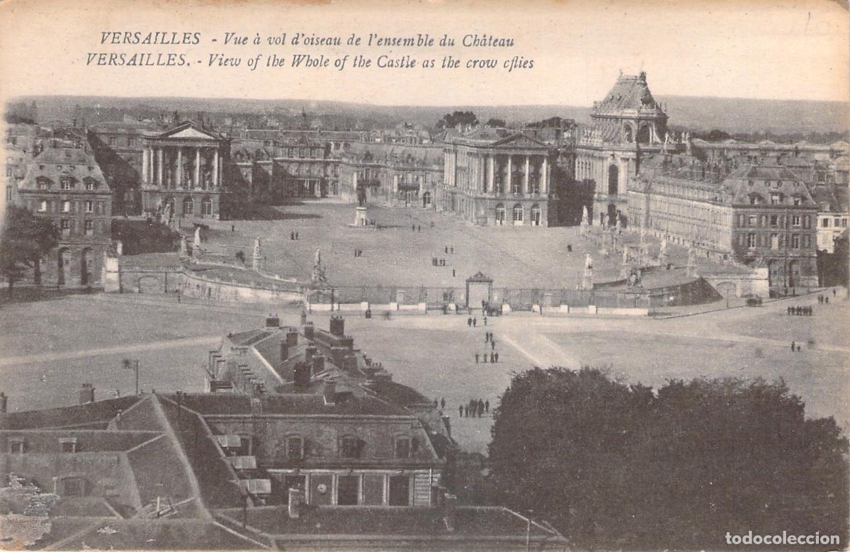Postkarten: Postal de la Vista A&eacute;rea del Castillo de Versalles, Francia