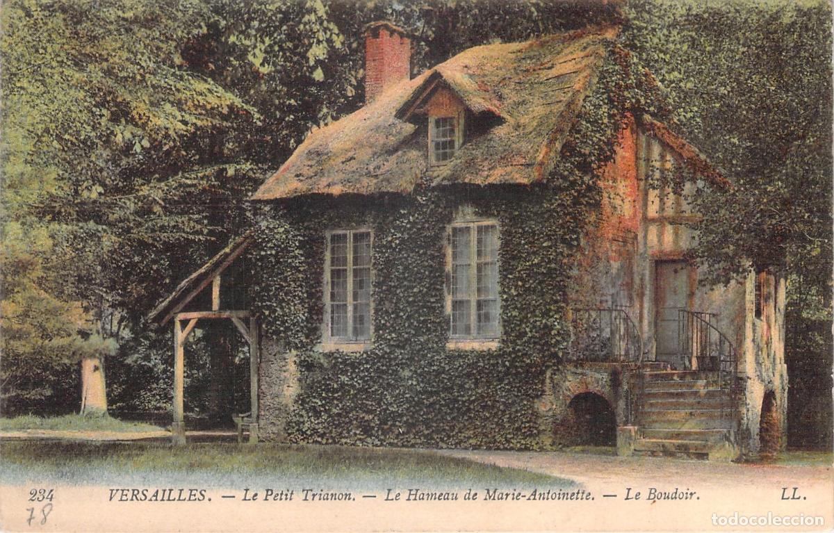 Postkarten: Postal de Versailles: Le Boudoir en el Hameau de Marie-Antoinette