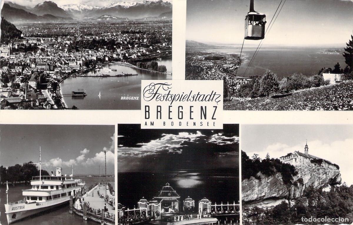 Postales: Postal de Bregenz am Bodensee, Austria con Varias Vistas