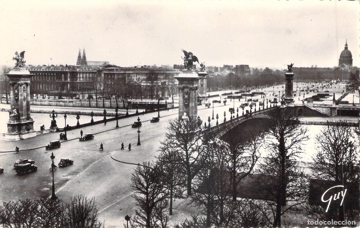Postales: Postal Puente Alejandro III y Explanada de los Inv&aacute;lidos en Par&iacute;s