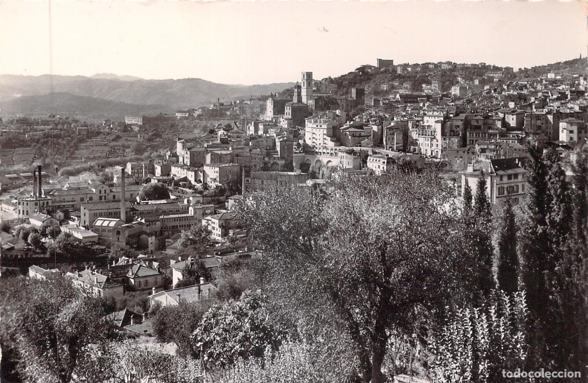 Postales: Postal de Grasse, Vista General de la Ciudad y Alrededores, Francia