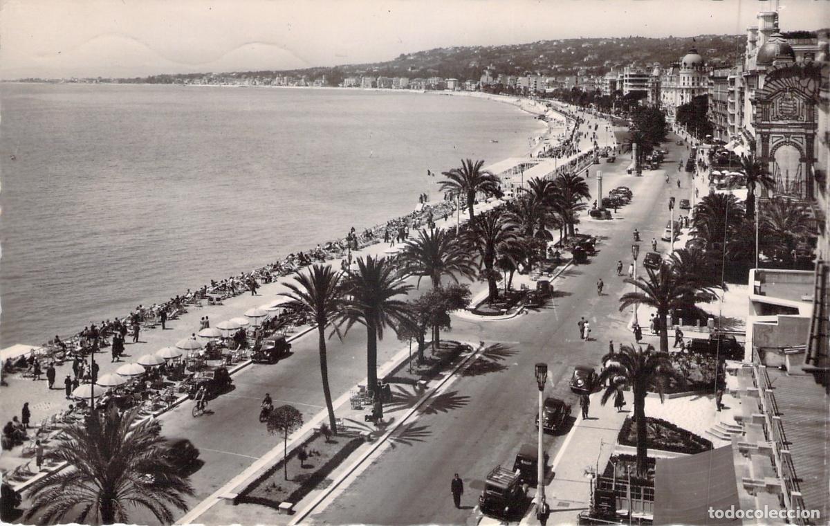 Postales: Postal de Niza Francia Promenade des Anglais y Baie des Anges
