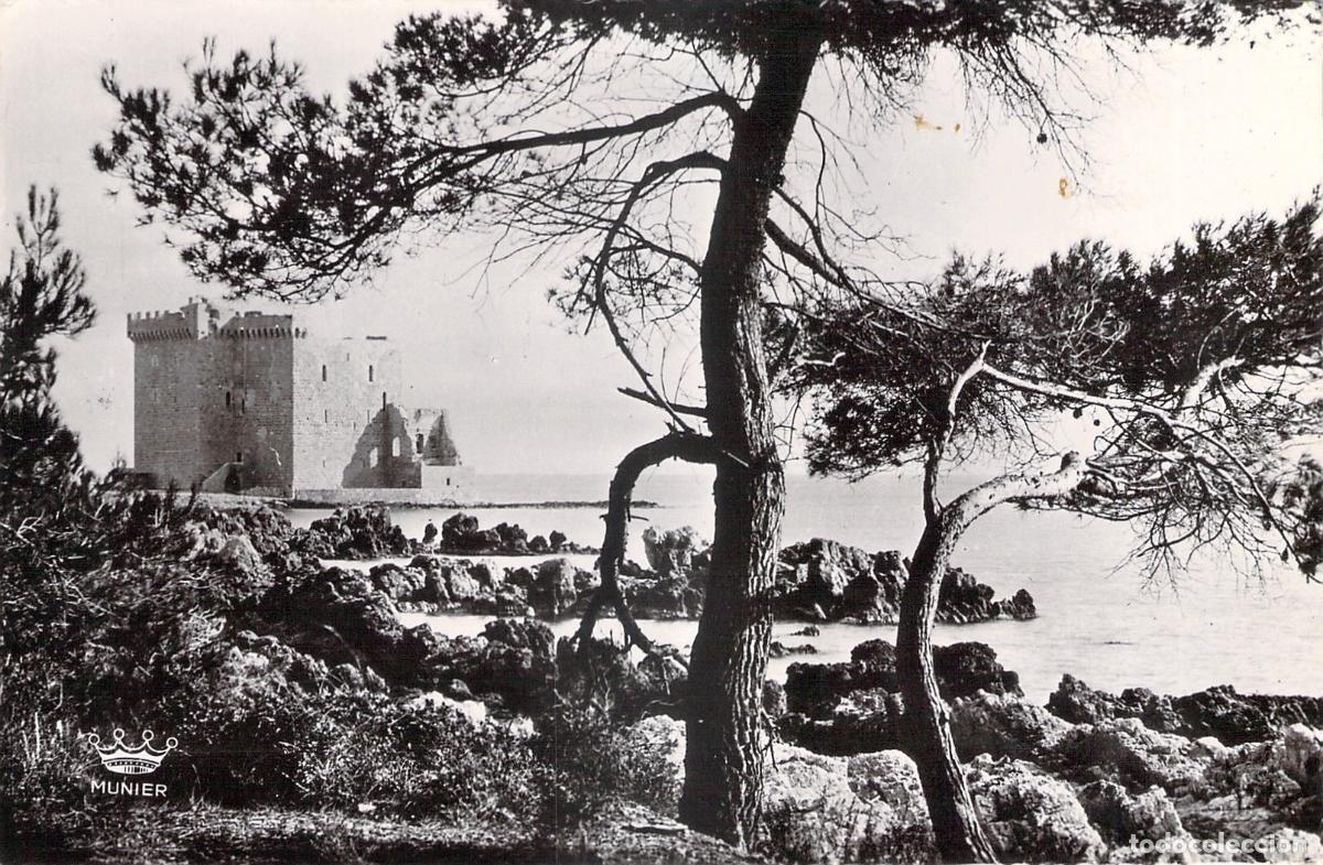 Postales: Postal Ruinas del Castillo Fortificado de la Abad&iacute;a de L&eacute;rins, Cannes