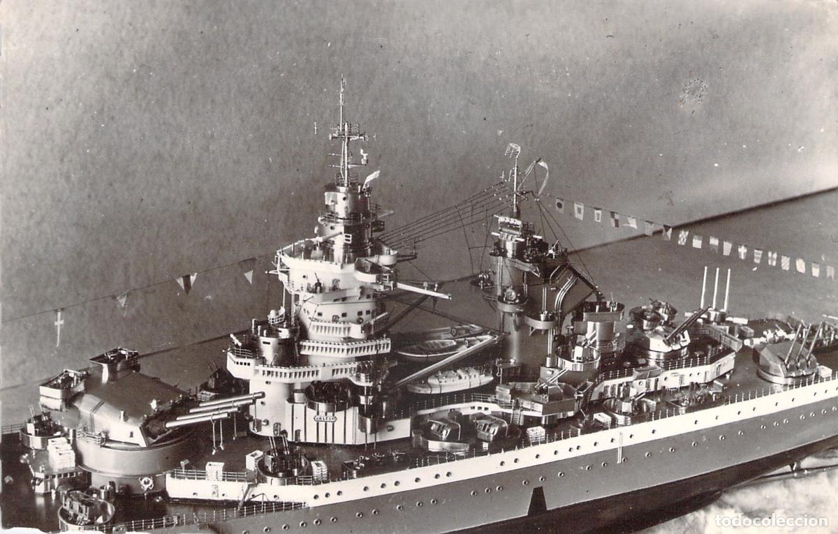 Postales: Postal Maqueta del Acorazado Richelieu Escala 1/100