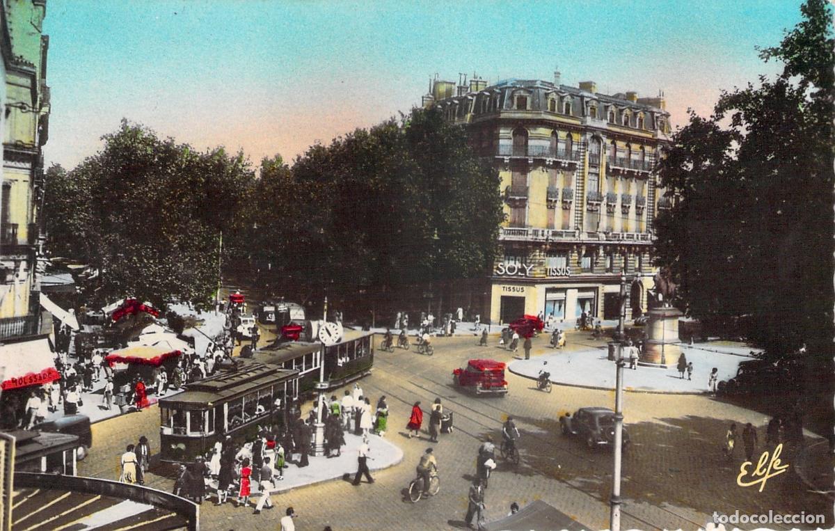 Postales: Postal de Toulouse: Boulevard de Strasbourg y Place Jeanne d'Arc