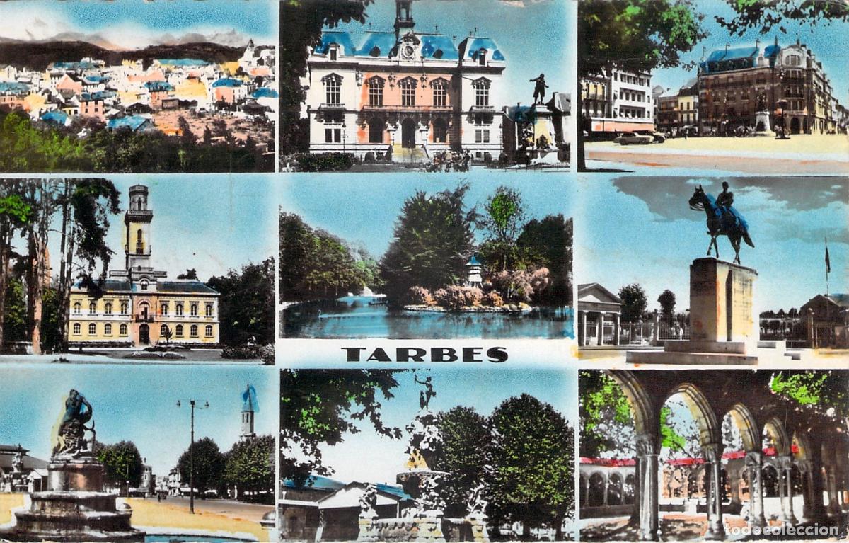 Postales: Postal Multivista de Tarbes Francia con Vistas de la Ciudad