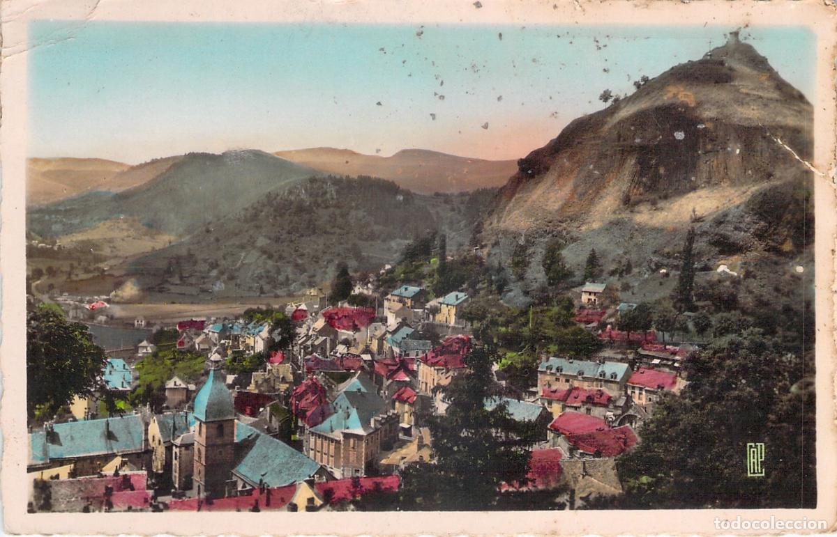 Postales: Postal de la Vista Panor&aacute;mica de Murat y el Rocher de Bonnevie, Cantal