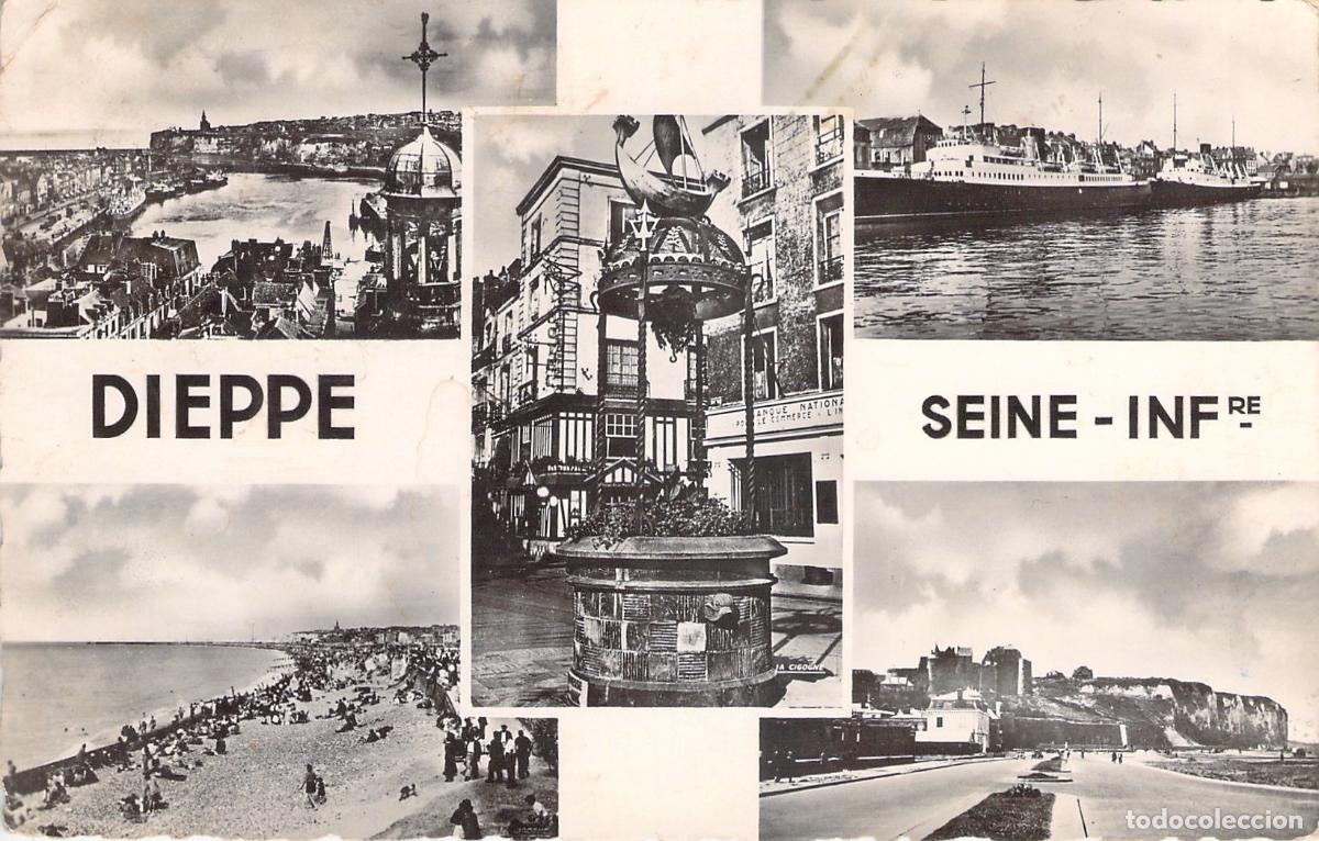 Postales: Postal Multivista de Dieppe Seine-Inf&eacute;rieure Francia