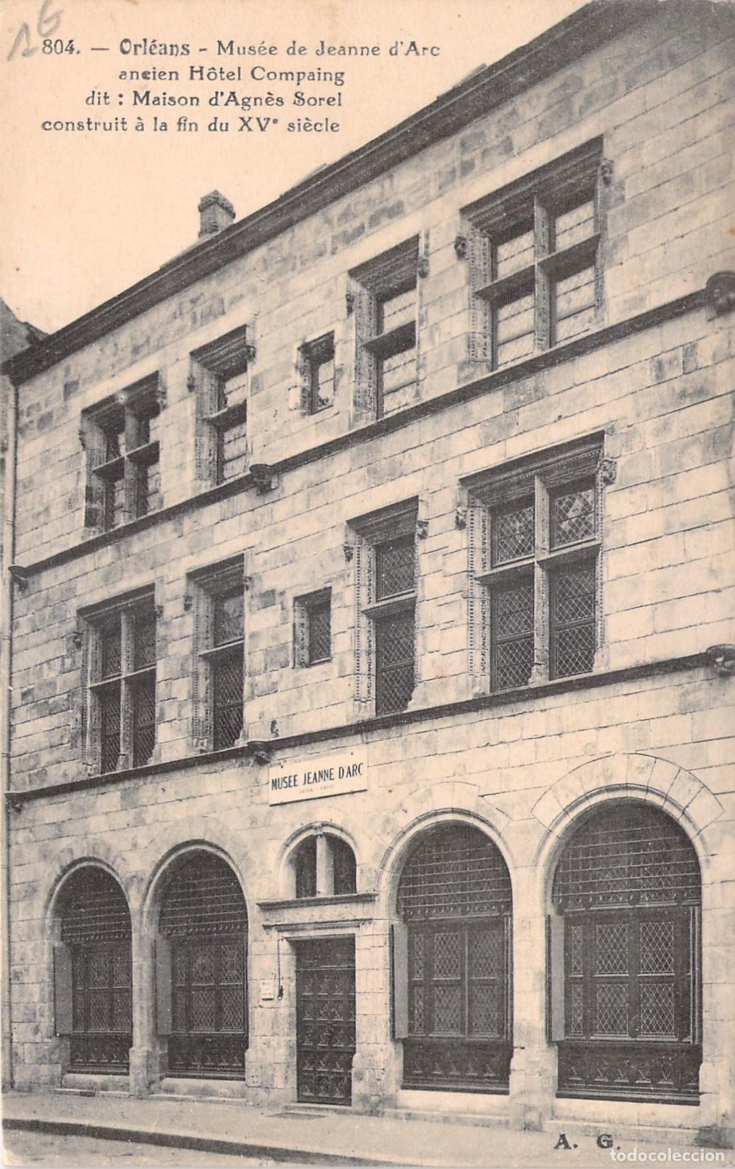 Postales: Postal de Orl&eacute;ans, Museo de Juana de Arco, Antigua Casa de Agn&egrave;s Sorel