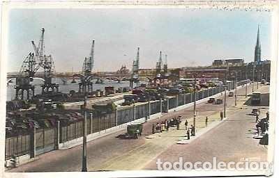 Postales: Francia y Marcofilia, Burdeos, Los muelles de la margen izquierda, Lisboa 1952 (140)