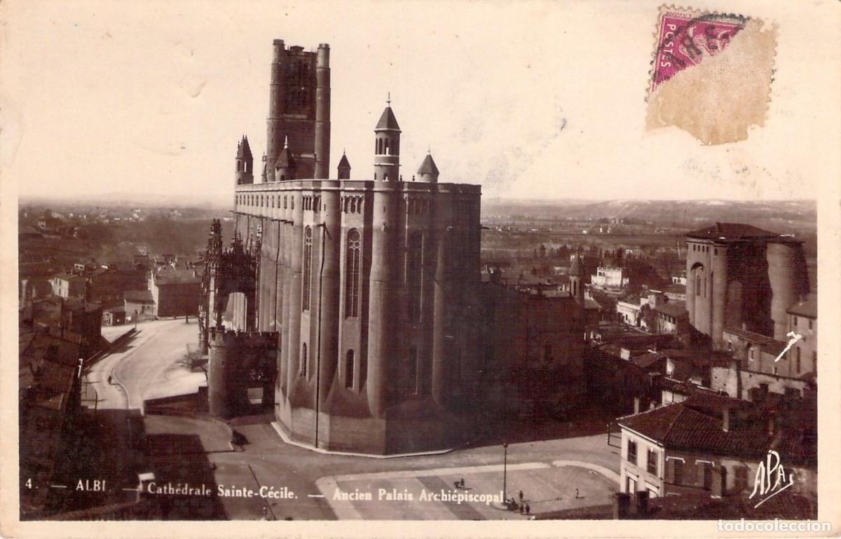 Postales: Postal de la Catedral de Santa Cecilia y Antiguo Palacio Episcopal en Albi