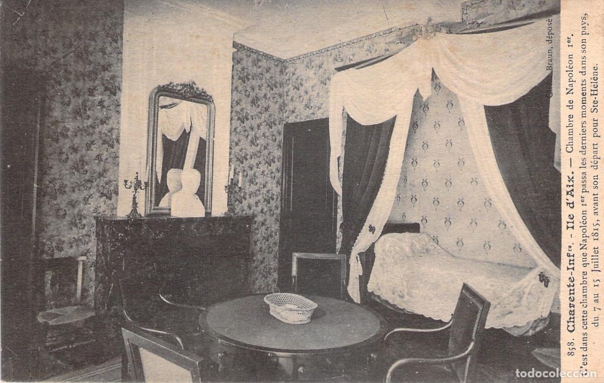 Postales: Postal de la Habitaci&oacute;n de Napole&oacute;n I en &Icirc;le d'Aix