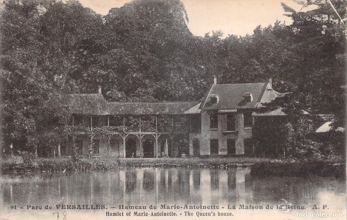 Postales: Postal de la Casa de la Reina en el Hameau de Marie-Antoinette, Versalles