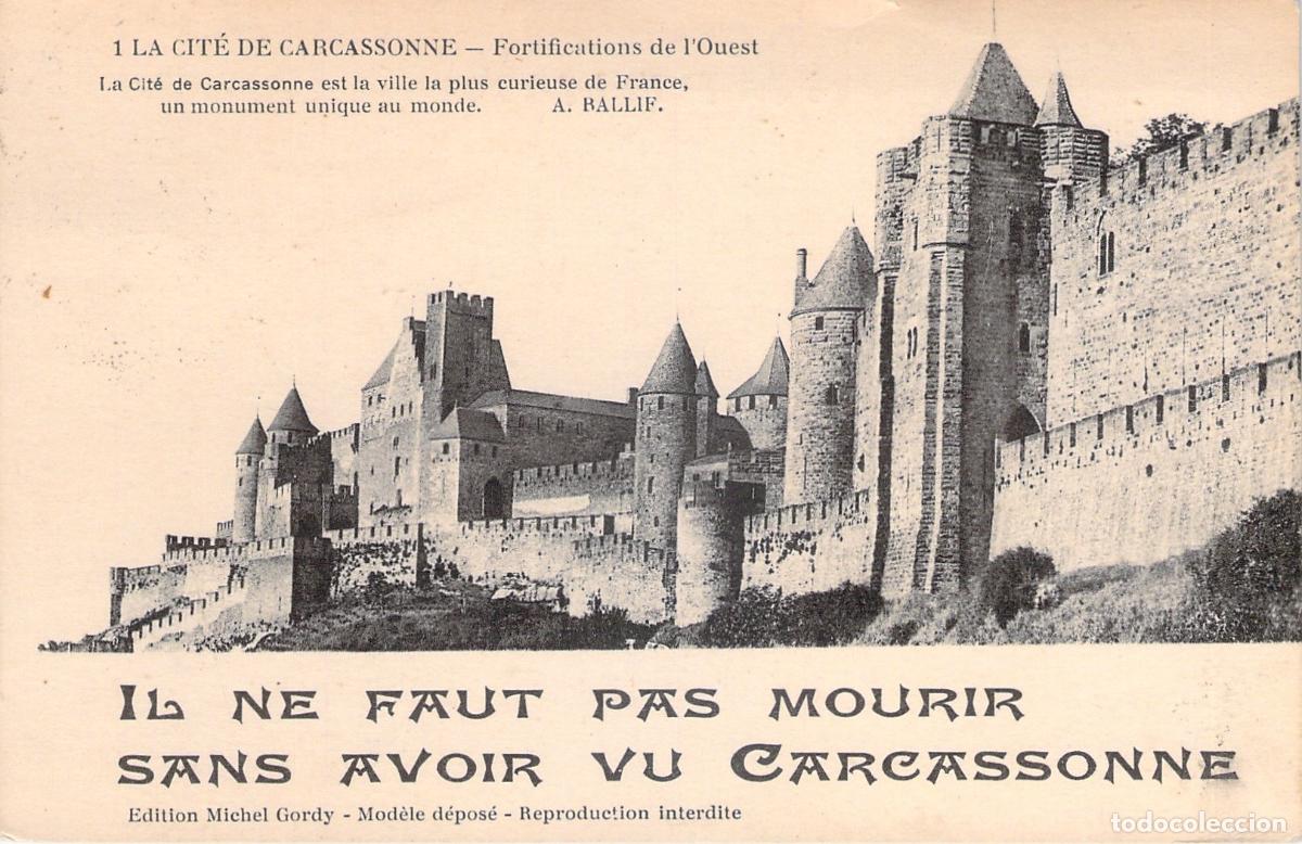 Postales: Postal de las Fortificaciones de la Cit&eacute; de Carcassonne Francia