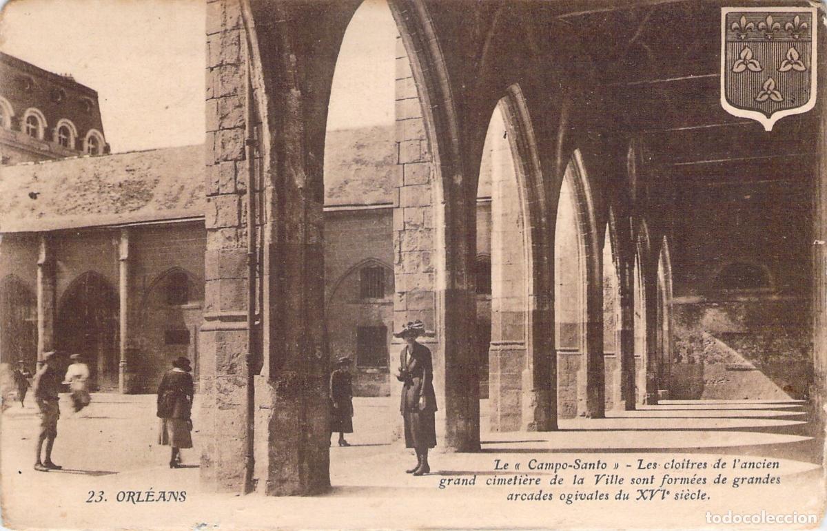 Postkarten: Postal Campo-Santo Claustros del Antiguo Cementerio Orl&eacute;ans