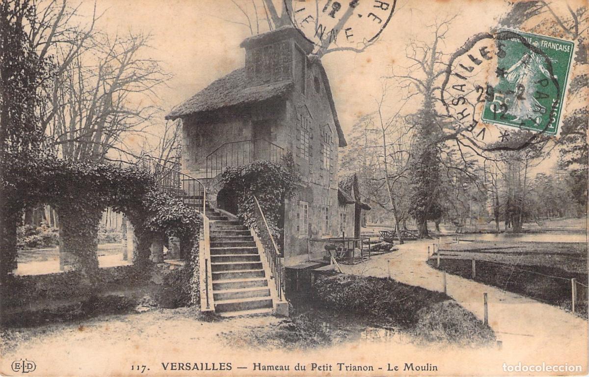 Postkarten: Postal de Versailles Hameau du Petit Trianon Le Moulin