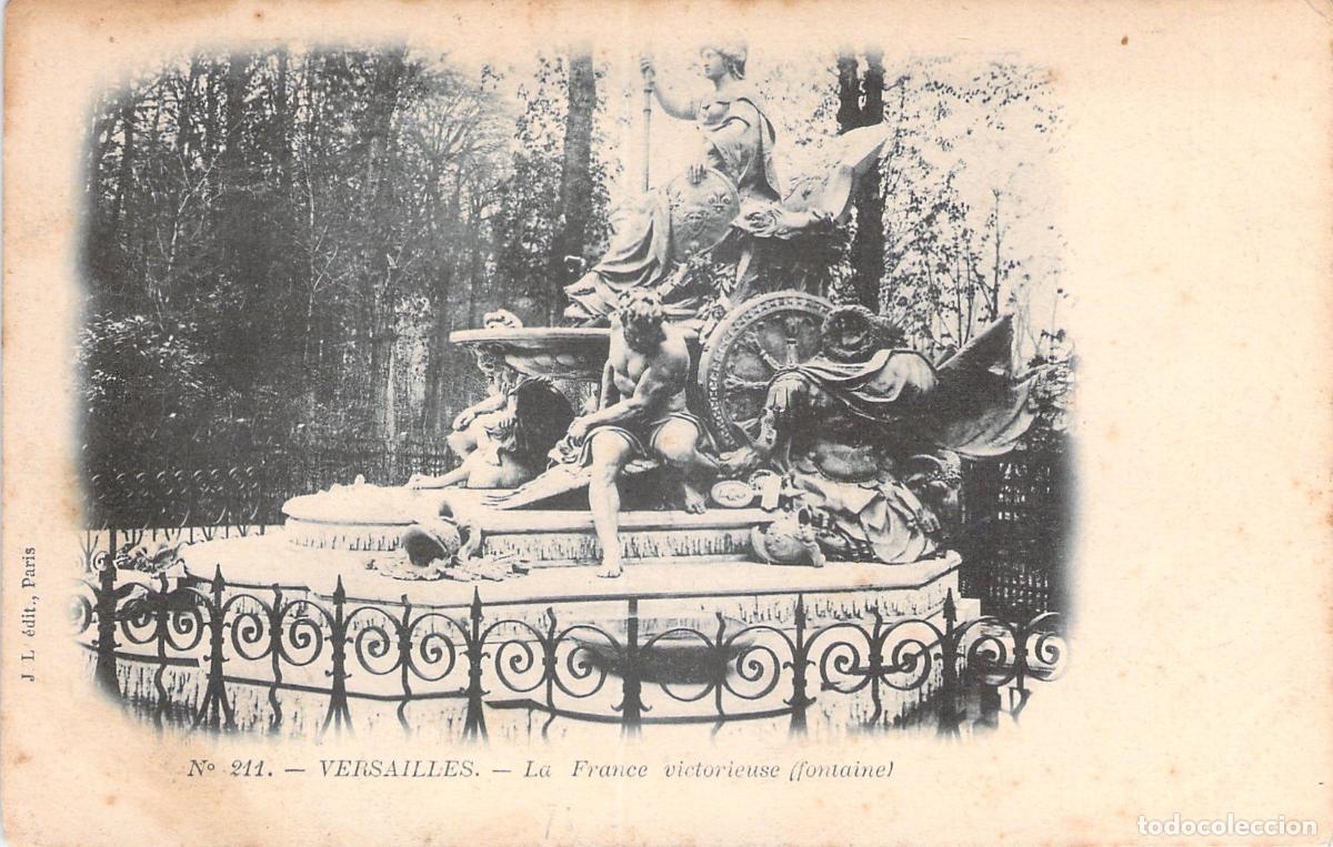 Postkarten: Postal Versailles Fuente La France Victorieuse J.L. &Eacute;dit