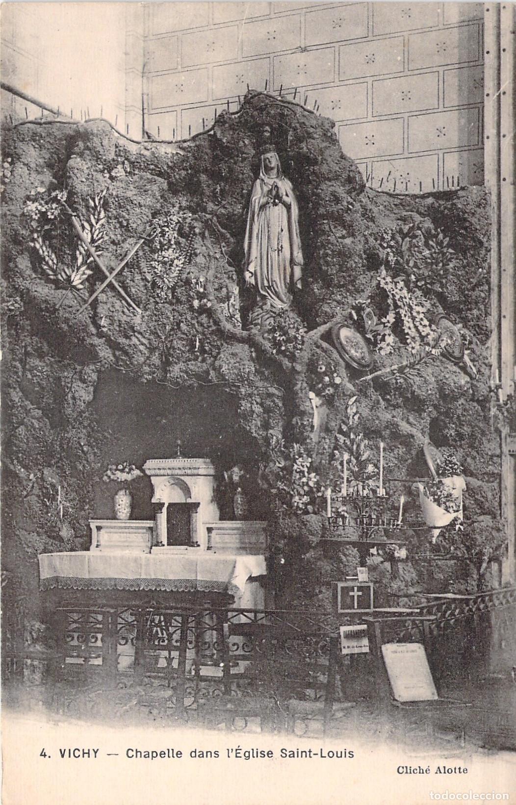 Postkarten: Postal Capilla en la Iglesia de Saint-Louis en Vichy