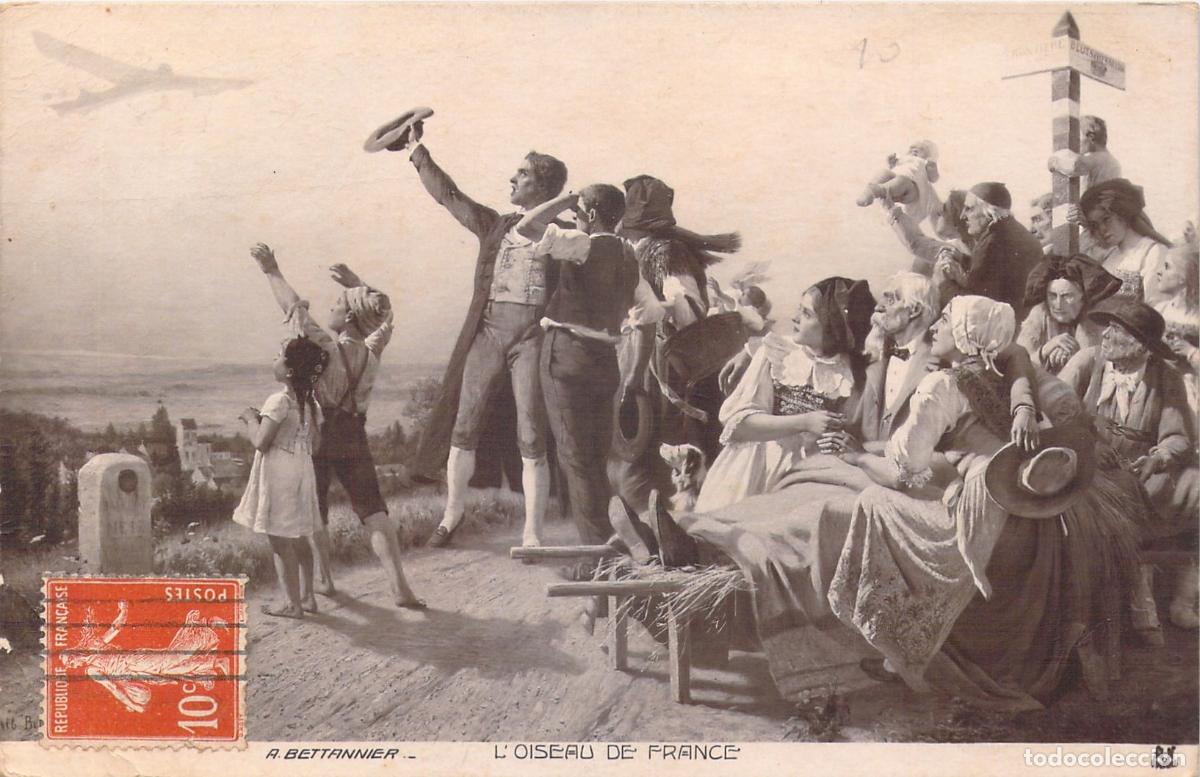 Postkarten: Postal L'Oiseau de France de Albert Bettannier Arte Patri&oacute;tico